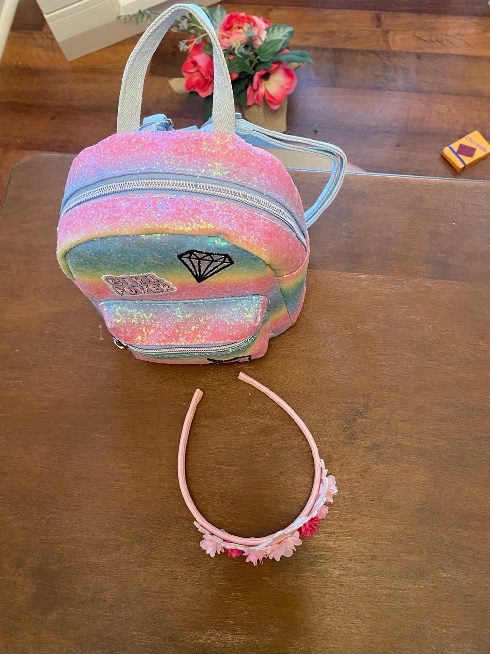 Super Cute Toddler/Preschool Backpack with Princess Headband
